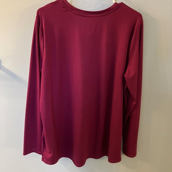 NWOT Skechers Los Angeles Purple Women’s Long Sleeve Shirt Large - Picture 6 of 6